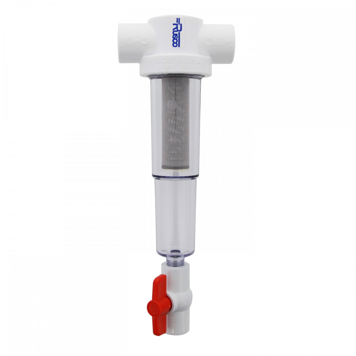 Undercounter Sediment Spin-Down Filter for Reverse Osmosis Systems